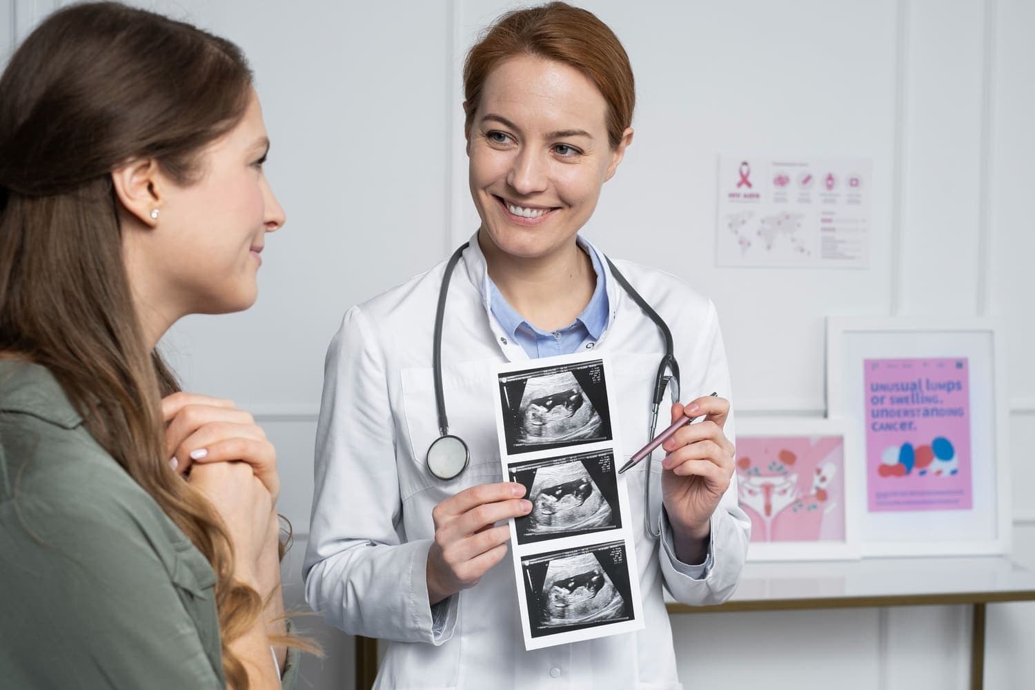 Doctor treating a patient