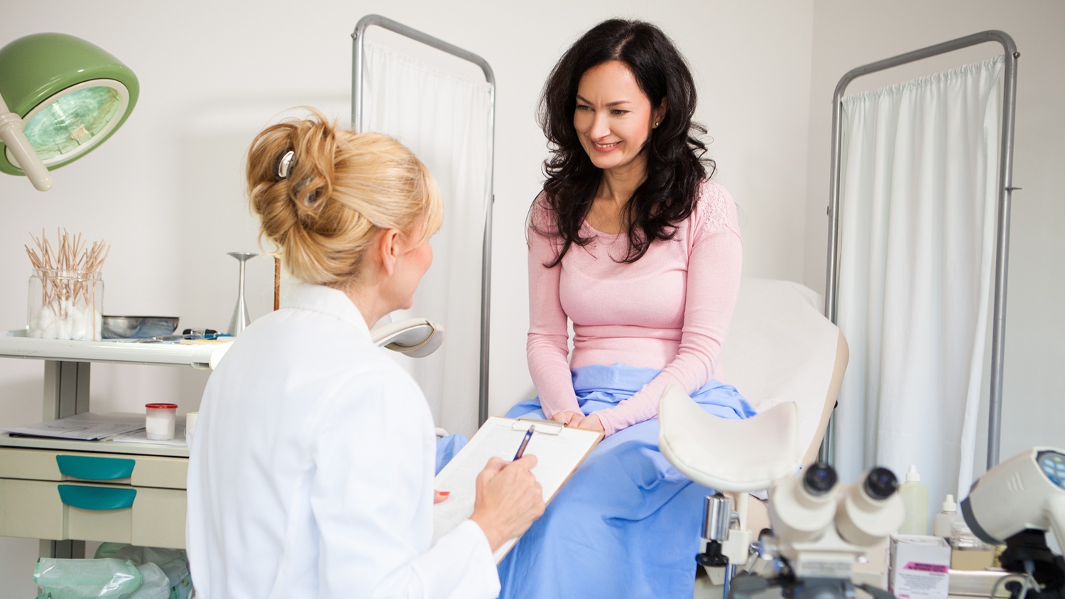 Medical researchers working in a laboratory